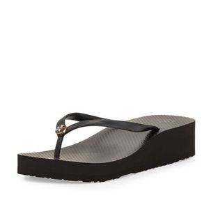 Tory Burch Rubber Wedge Flip-Flop